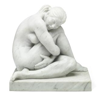 Felipe Castañeda - Untitled (Sitting Nude)