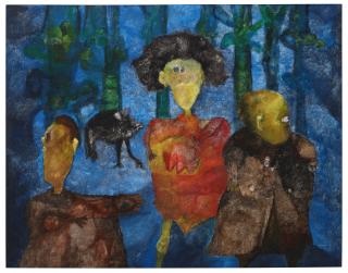 Felipe Orlando - Three Officials in a Forest