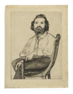 Felix Bracquemond - Portrait de Zacharie Astruc