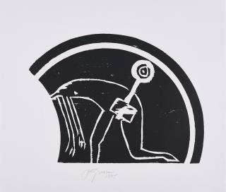 Felix Droese - f-Schlüssel im Holz (Aus: 6 Schlüssel im Holz).