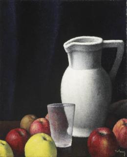 Félix Elie Tobeen - Nature morte avec un broc blanc