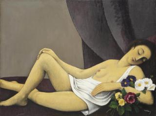 Félix Elie Tobeen - Nu allongé