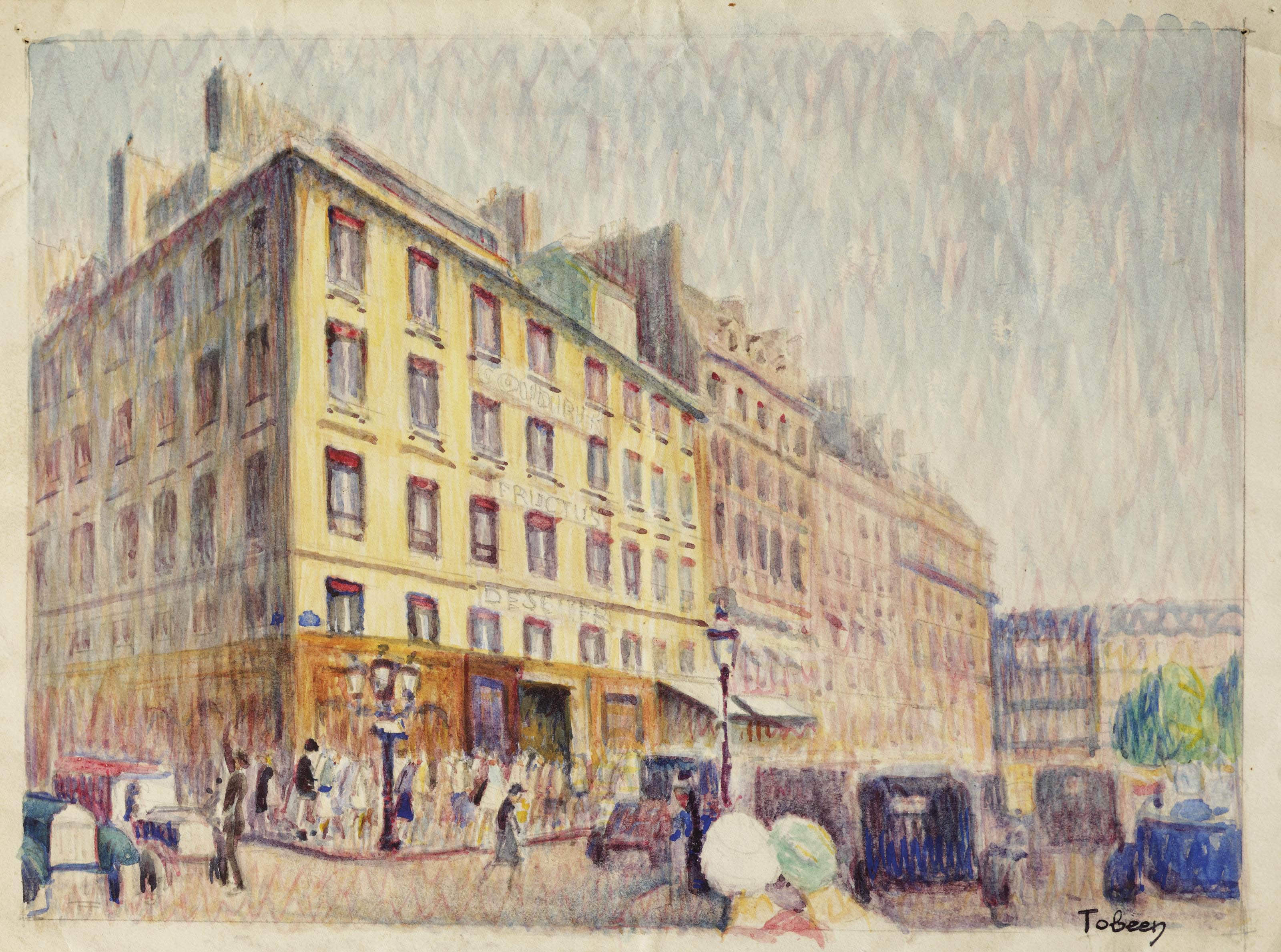 Félix Elie Tobeen - Paysage urbain