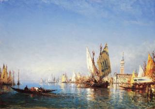 Felix Francois Georges Philibert Ziem - La Pêche, Chioggia