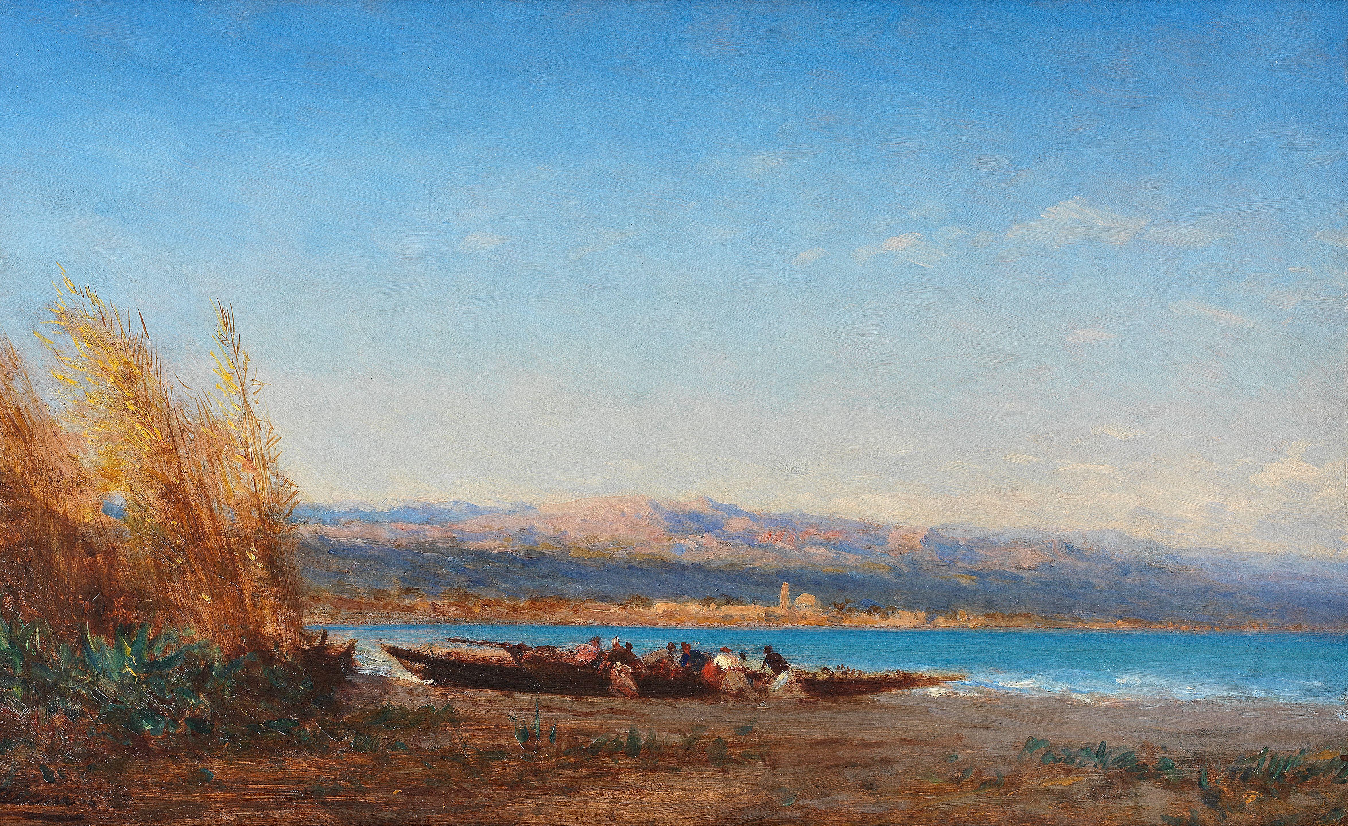 Félix François Georges Philibert Ziem - Sur les rives du Bosphore