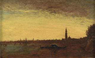 Félix-François-Georges-Philibert Ziem - Venise Au Crépuscule