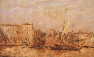 Félix-François-Georges-Philibert Ziem - Vue de Venise