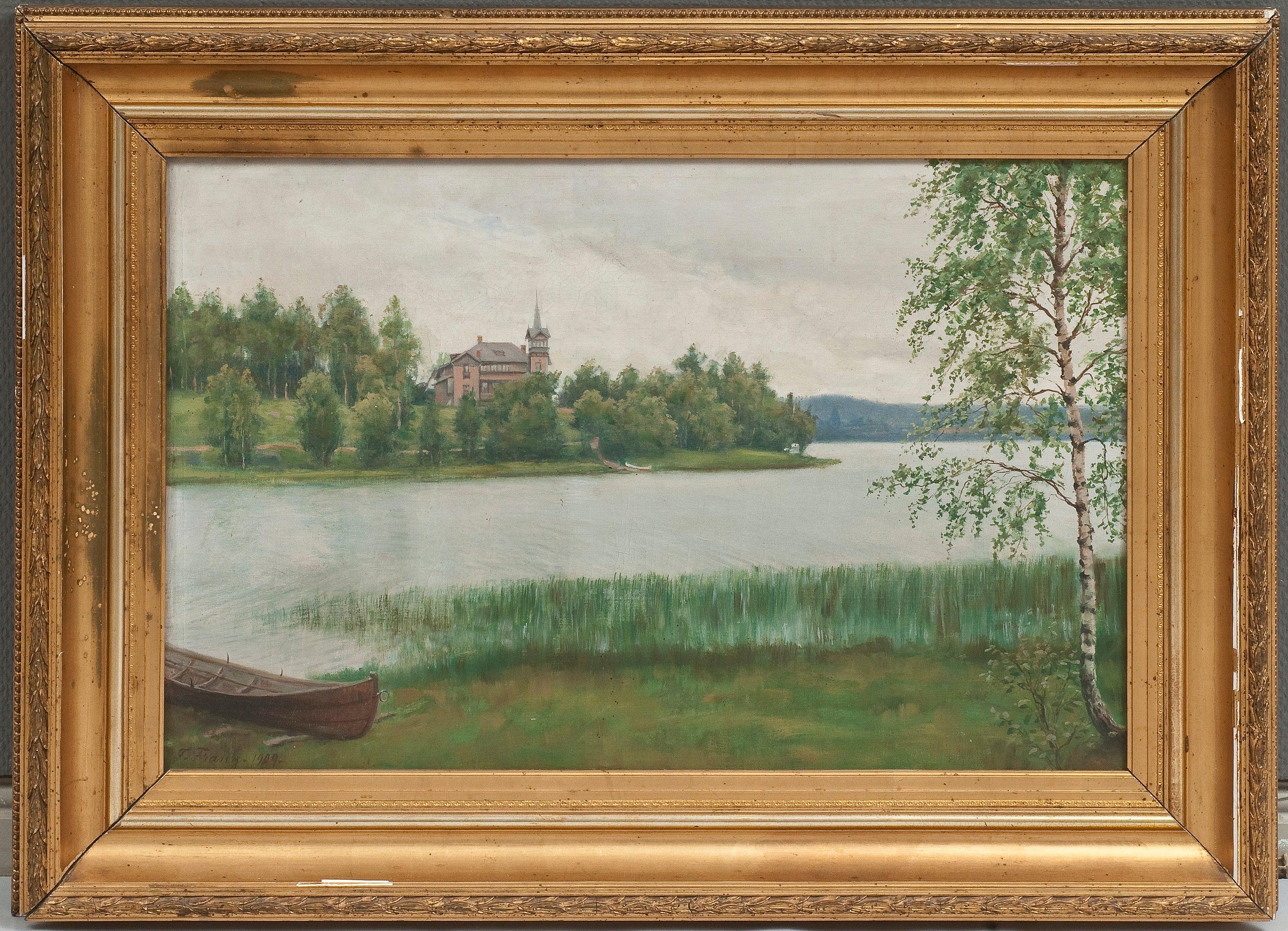 Felix Frang-Pahlama - A Villa In A Summer Landscape.