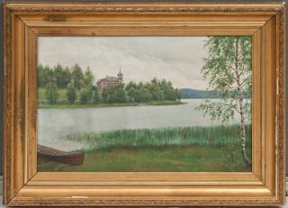 Felix Frang-Pahlama - A Villa In A Summer Landscape.