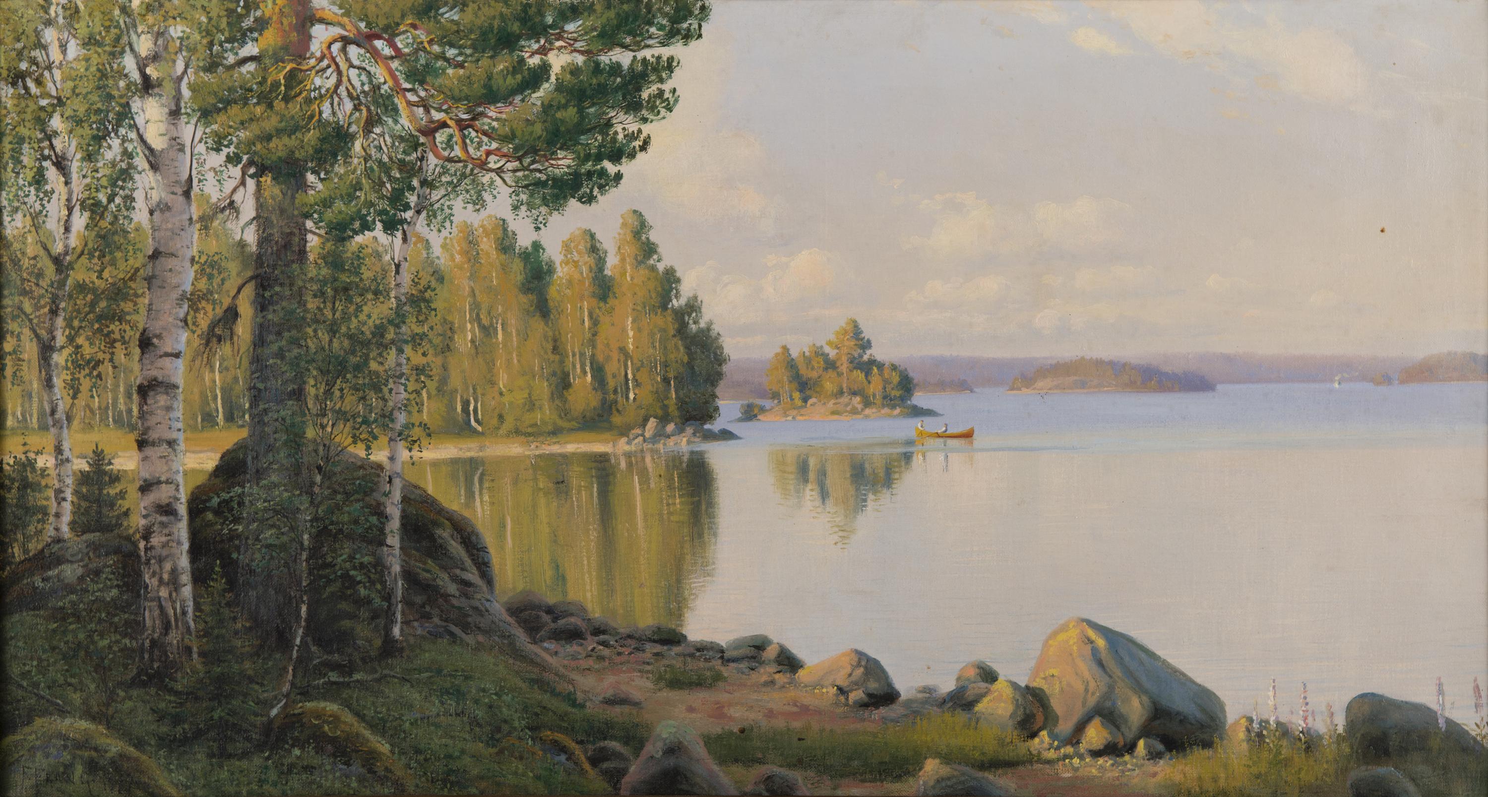 Felix Frang-Pahlama - Lake Landscape.