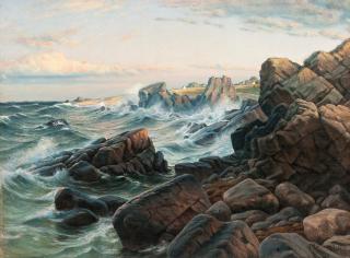 Felix Frang-Pahlama - Rocks On The Shore.