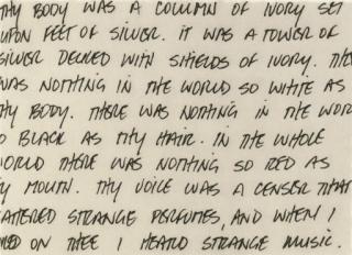 Felix Gonzales-Torres - Untitled (Oscar Wilde) (Elger 273)