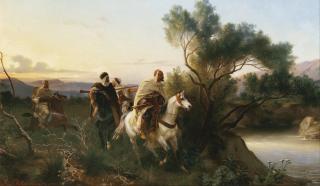 Félix Henri Emmanuel Philippoteaux - French the Arab Scouts