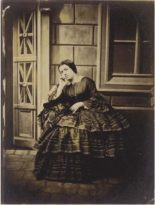 Felix Jacques Antoine Moulin - Femme devant une façade