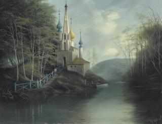 Felix Kelly - Country Church