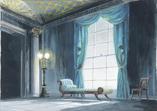 Felix Kelly - Sketch for the Opera Nelson, Act III, Scene 1