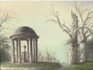 Felix Kelly - Temple And Pavillion
