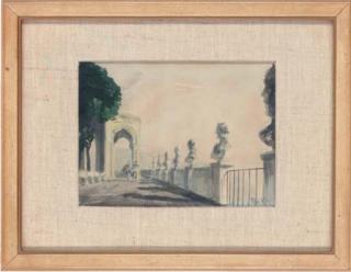 Felix Kelly - The promenade of Villa Cimbrone at Ravello, Italy