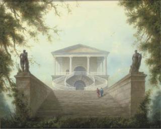 Felix Kelly - Tsarskoye Selo: The Cameron Gallery