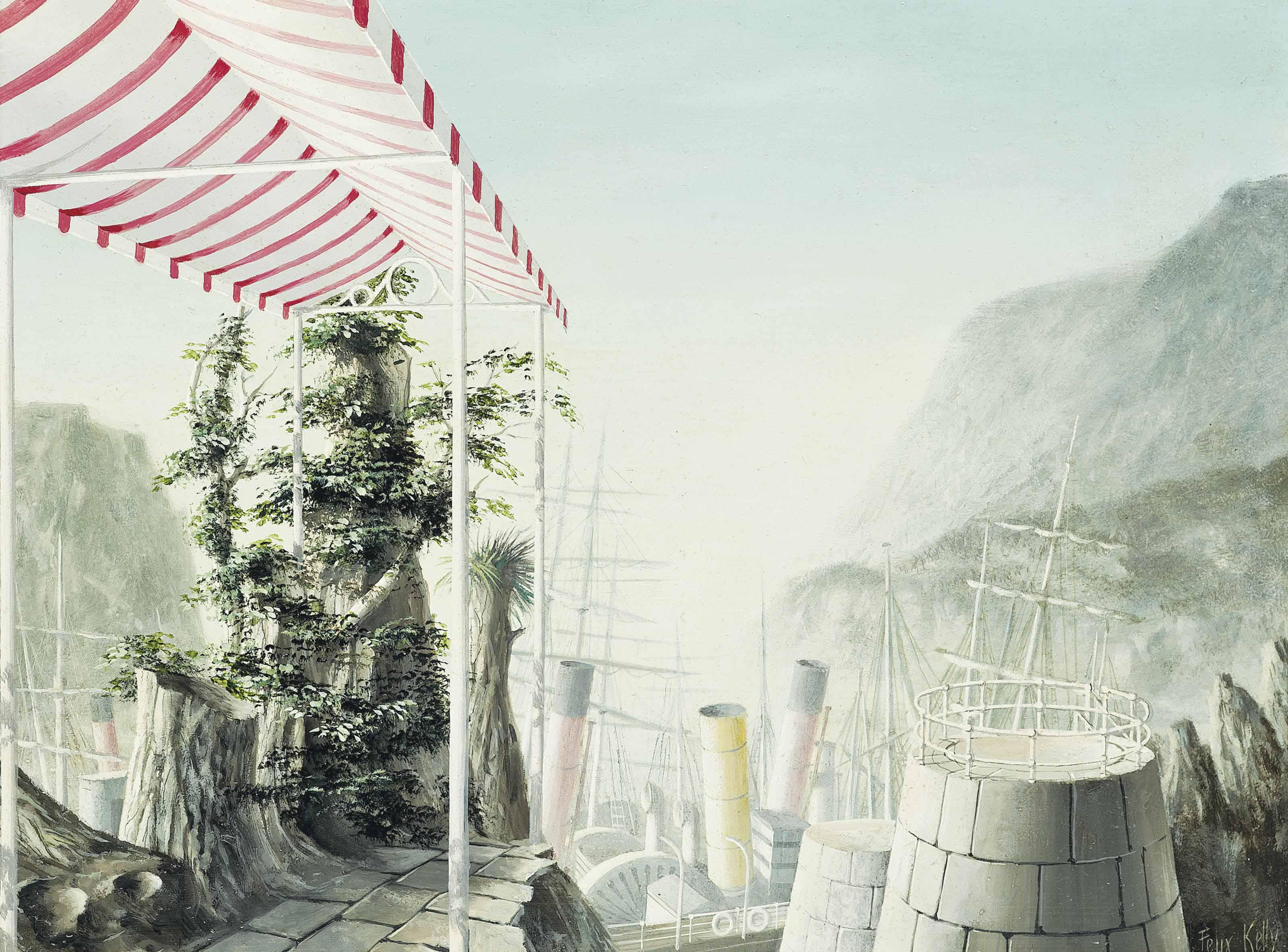 Felix  Kelly - View of the Harbour