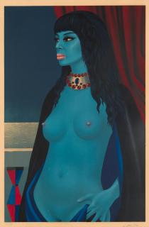 Félix Labisse - Femme bleue