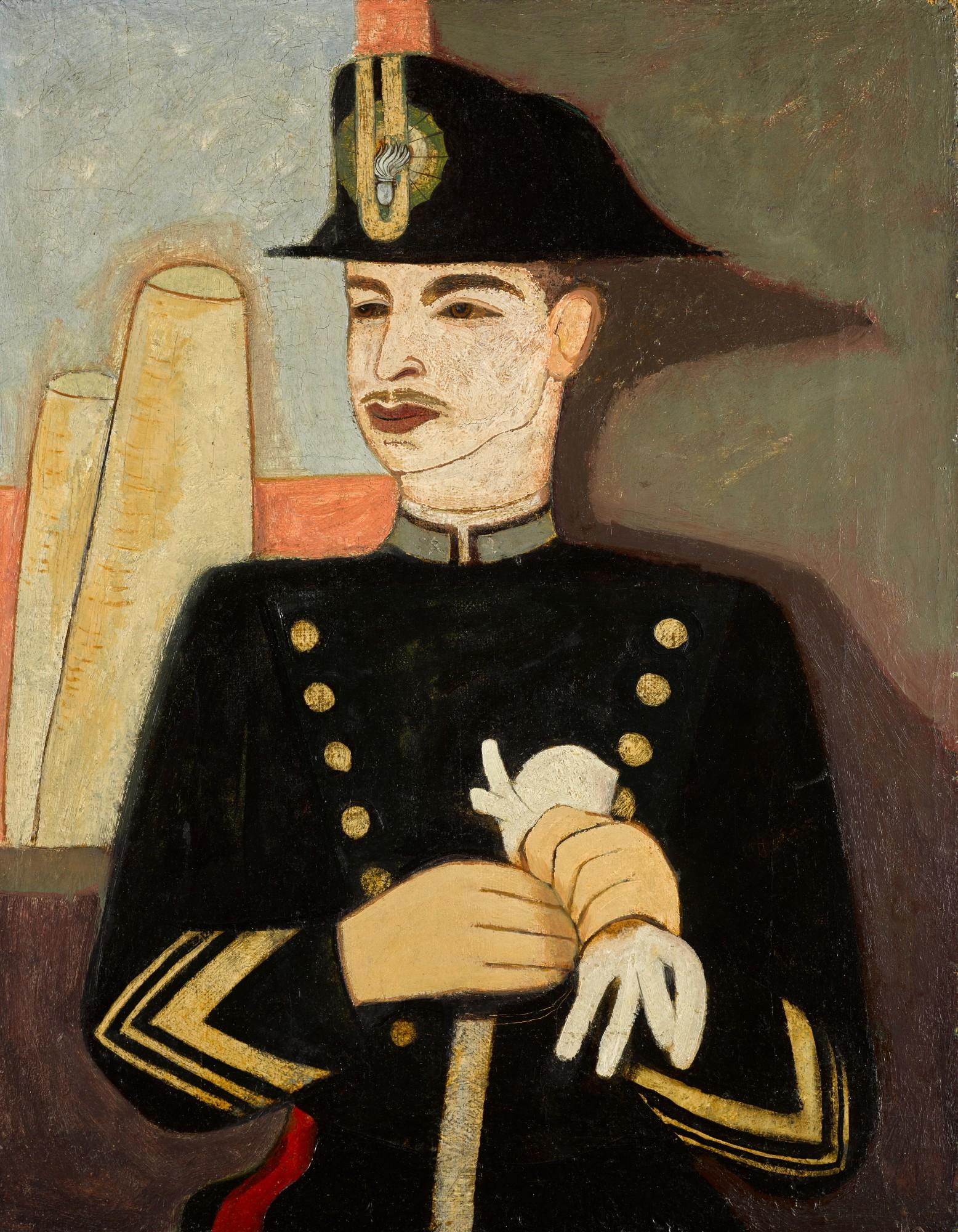 Felix Nussbaum - Bildnis Eines Karabiniere (Portrait Of A Carabiniere)