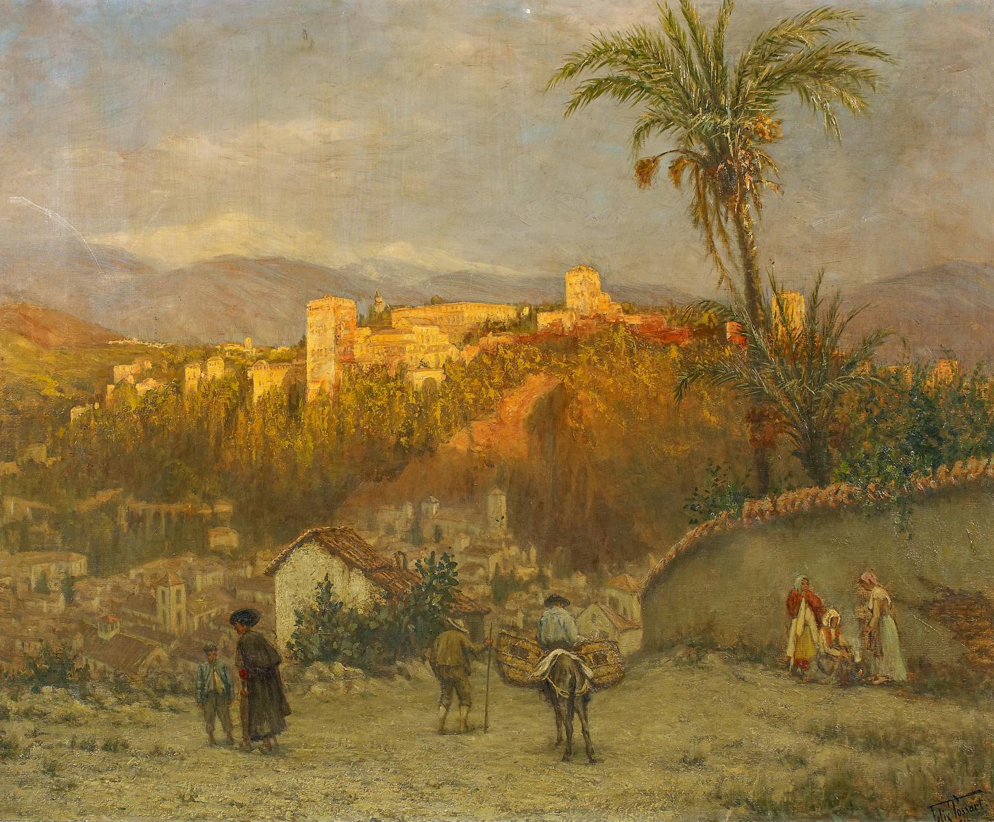 Felix Possart - Blick auf die Alhambra in Granada
