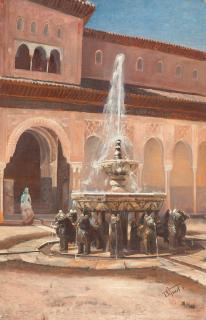 Felix Possart - Der Löwenhof der Alhambra in Granada