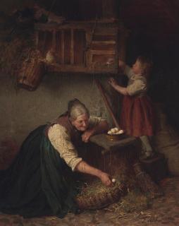 Felix Schlesinger - Gathering eggs