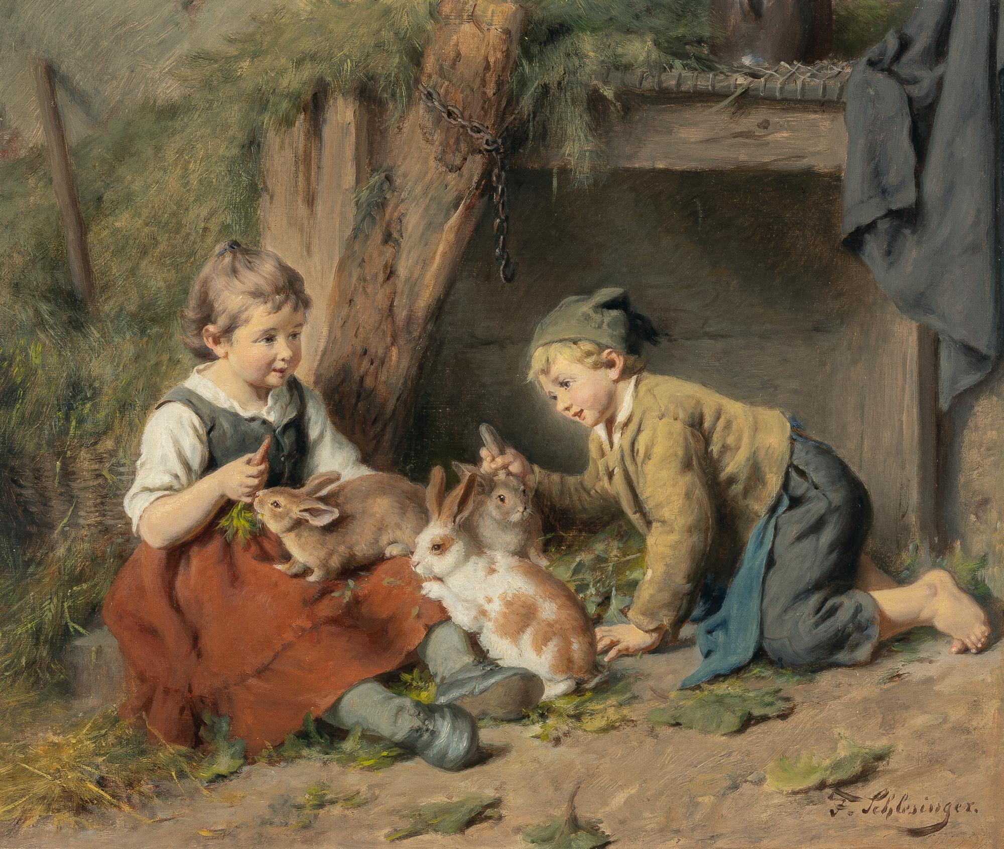 Felix Schlesinger - Im Kaninchenstall