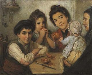 Felix Stone Moscheles - In famiglia, 1902