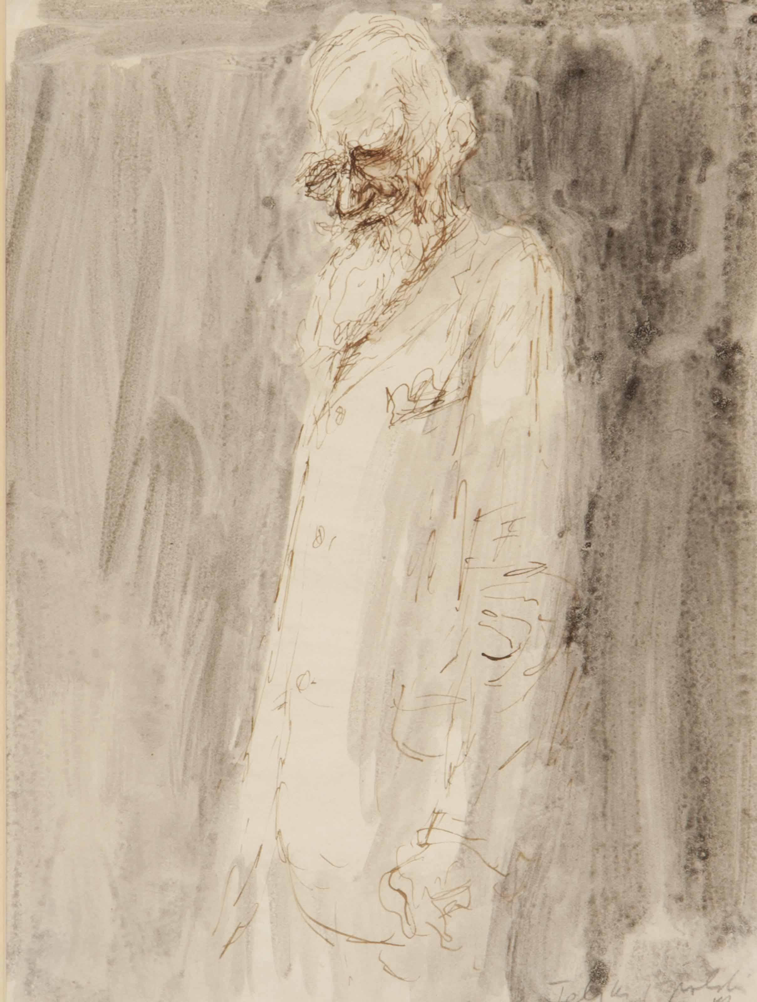 Felix Topolski - Portrait of George Bernard Shaw