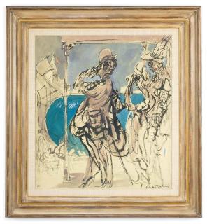 Felix Topolski - Test match at Lords