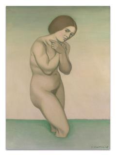 Félix Vallotton - Baigneuse Croisant Les Bras Sur La Poitrine