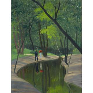 Félix Vallotton - Bois De Boulogne, 1919