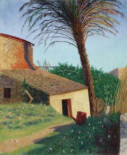 Felix Vallotton - Cagnes, le palmier, 1924