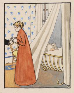 Félix Vallotton - Docteur, c\'est du lait garanti! – Une seule goutte, et je n\'en réponds plus!