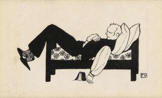 Félix Vallotton - Illustration Pour Exodes Et Ballades De Romain Coolus, Parue Dans La Revue Blanche Du 15 Mars 1896