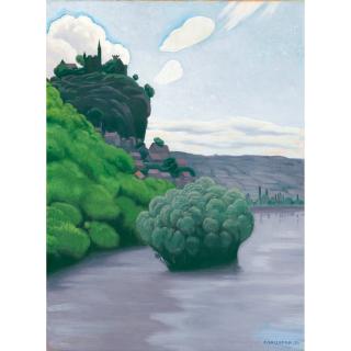 Félix Vallotton - La Dordogne À Beynac, 1925 The Dordogne At Beynac, 1925