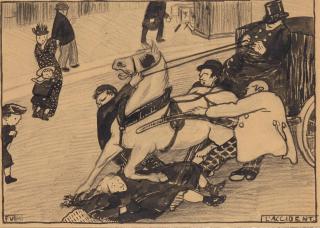 Félix Vallotton - L\'accident