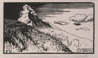 Félix Vallotton - Le cervin, 1892 (Das Matterhorn)