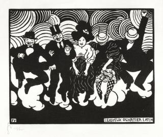 Félix Vallotton - L\'Enterrement Le Bon Marché L\'Émoi L\'Étranger Le Coup De Vent Le Joyeux Quartier Latin