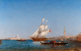 Félix Ziem - Ansicht von Venedig