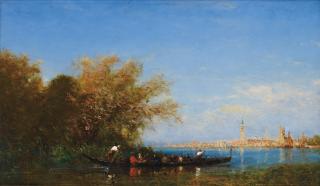 Félix Ziem - French la Baie De Venise