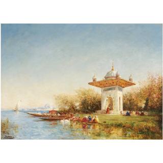 Félix Ziem - French la Fontaine Mihrishah