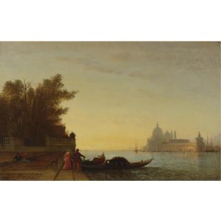 Félix Ziem - French Venetian Scene