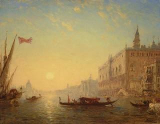 Félix Ziem - Le bassin, vu du quai des Esclavons