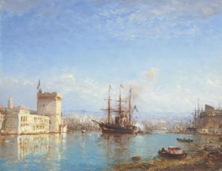 Félix Ziem - Le Port De Marseille