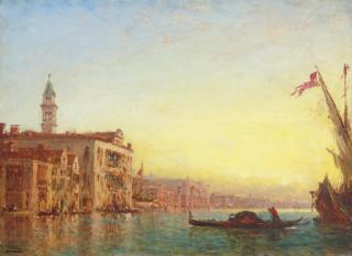 Félix Ziem - L\'entrée du grand canal