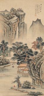 Feng Chaoran - Landscape After Tang Yin